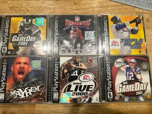PS1 Game Lot 6 Games CIB - Picture 1 of 1