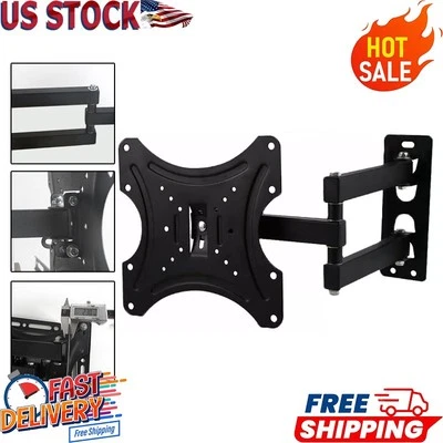 Full Motion TV Wall Mount Bracket Swivel Tilt 17 22 24 26 32 40 42 Inch LED LCD - Image 1 of 4
