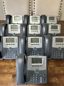 Lot 10 Cisco IP Phones SPA504G VOIP Phones. No Power Supplies. POE Only. - Bild 1 von 4