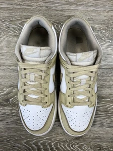 Nike Dunk Low Retro Sneakers Team Gold Mens DV0833 100 Sz 8 Basketball - Picture 1 of 8