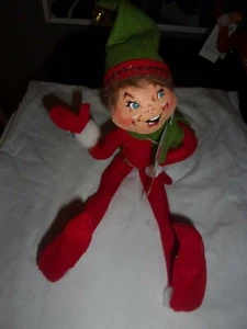 NUEVA CON ETIQUETAS MUÑECA ANNALEE ROJA DELICIAS NAVIDEÑAS ELFO - Imagen 1 de 2
