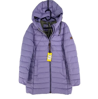Abrigo Chaqueta Parka Acolchada Capucha Púrpura CAMEL ACTIVE Mujer Talla EU 36 UK 8 US 6 Foto 1 de 4