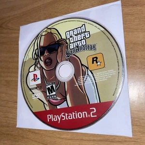 Grand Theft Auto San Andreas (PlayStation 2 PS2) NUR DISC GETESTET VERSAND AM NÄCHSTEN TAG - Bild 1 von 2