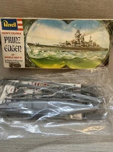 Rare VTG 1967 Revell Plastic Model Kit H-481 Prinz Eugen WWII Heavy Cruiser 1:72 - Picture 1 of 18