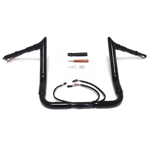 Manillar perforado precableado de 16" para 16-23 Electra Glide/Street Glide/Ultra Limite - Imagen 1 de 10