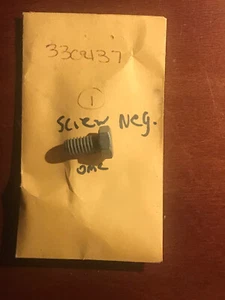 NOS Johnson Evinrude Outboard OMC Sterndrive Negative Screw 0330437 330437 - Foto 1 di 1