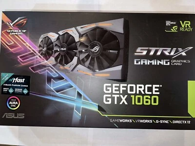 ASUS ROG Strix GeForce GTX 1060 6GB GDDR5 Graphics Card... - Image 1 of 4