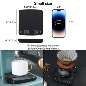 BOMATA Coffee Scale w/Auto Timer for Espresso and Pour Over Coffee, 2kg/0.1g - Picture 1 of 11