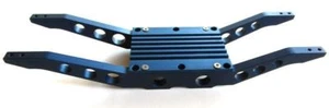 E-Maxx 3903 3905 3908 Blue anodized aluminum bottom  braces Free center skid - Picture 1 of 1