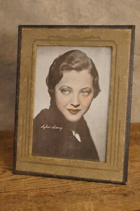 1920's Sylivia Sidney Framed Photograph Art Deco Hollywood Actress - Picture 1 of 3