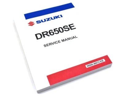 Service Manual 96-25 DR650SE Suzuki New Workshop Book OEM 99500-46072-13E #F220