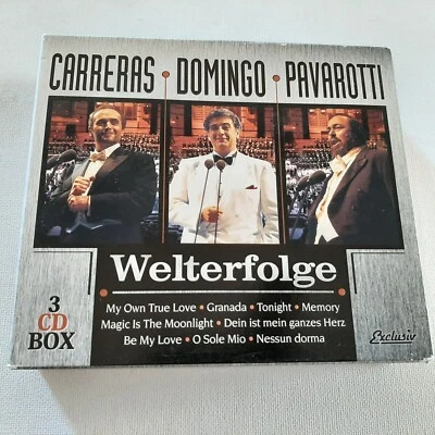 Welterfolge Carreras  Domingo Pavarotti 3er-CD-Box Klassik - Bild 1 von 2
