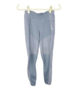 Gymshark Women’s True Texture Leggings High Waist Pockets Steel Blue Size Small - Picture 1 of 6
