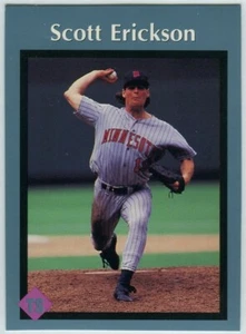 1991 Tuff Stuff Magazine Insert #11 Scott Erickson Minnesota Twins - Picture 1 of 2