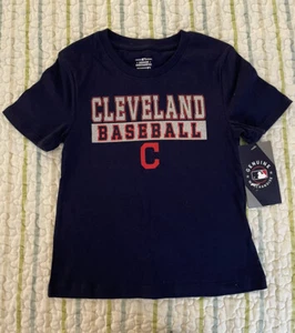 Camiseta Oficial de los Indios de Cleveland MLB Niñas Niños Talla XS 4/5 Béisbol Genuina - Imagen 1 de 4