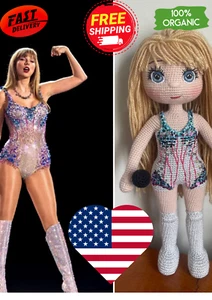 Taylor Swift Eras Tour Outfits Fan Collectibles Gift celebrity Red Crochet - Picture 1 of 13