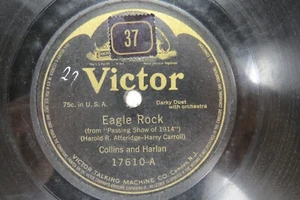 Collins & Harlan - VICTOR 17610 - Eagle Rock & My Croony Melody - Imagen 1 de 2