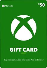 Xbox Card 50 Dollar