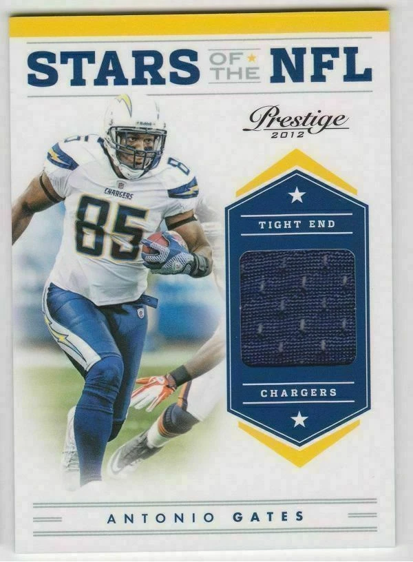 2012 Panini Prestige Antonio Gates Stars of the NFL #103/120 Chargers Jersey #28 - Image 1 of 1