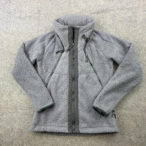 Kuhl Jacke Damen klein grau Flight Fleece durchgehender Reißverschluss Taschen Sherpa Flor - Bild 1 von 8