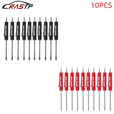 10PCS Mini Screwdriver Flat Tip with Phillips Top and Pocket Clip - Image 1 of 4