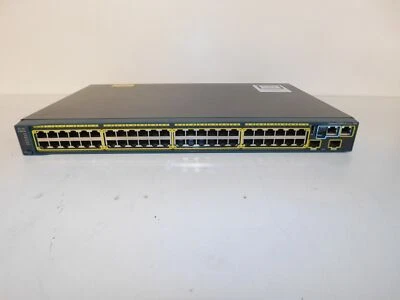 CISCO CATALYST 2960-S SERIES 10G GIGABIT SWITCH / WS-C2960S-48FPS-L (QPR81) - Image 1 of 4