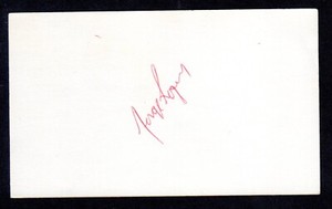 Jorge Roque ( Debut 1970 ) STL MONT NYM  SIGNED AUTOGRAPH AUTO 3x5 INDEX COA