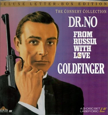 The Connery Collection - Dr. No, From Russia with Love, & Goldfinger Laserdisc  - Image 1 of 4
