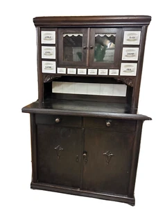 Außergewöhnliches Büffet Schrank Küchenschrank Vorratsschrank Keramikschütte alt - Bild 1 von 13