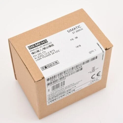 6ES7235-0KD22-0XA8 1PCS NEW SIEMENS PLC S7-200CN EM235 6ES7 235-0KD22-0XA8 - Image 1 of 1