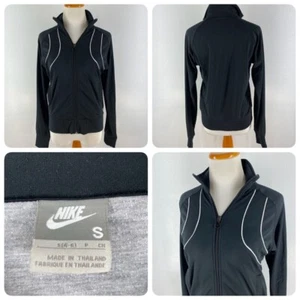 Nike Full Zip-up Jacket Women’s Size S Black Track Jacket. Bn6 - Picture 1 of 11
