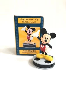 Neu Disneys Mickey Mouse handbemalte Harz Figur 4 1/4" Sammlerstück Lorus - Bild 1 von 2