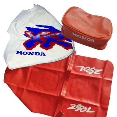 Funda Asiento Depósito Cubierta Y Guardabarros Trasero para Honda XR250L XR 250L 93 Naranja Foto 1 de 4