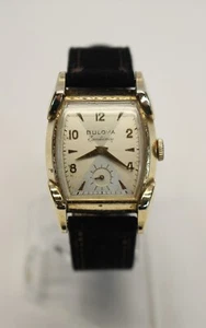 vintage BULOVA EXCELLENCY Manual Wind Watch 10K GF Case QUADRANT DIAL Running! - Picture 1 of 13
