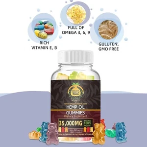 Organic Greek : Natural Gummy Oil Bears, Muscle Relax, Stress Relief Dietary - Picture 1 of 6