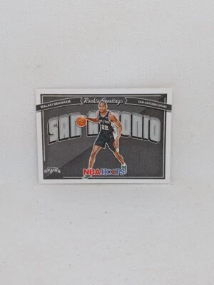 2022-23 Hoops Rookie Greetings Malaki Branham #20 - Image 1 of 2