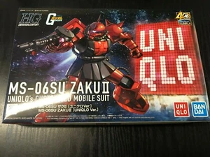 Uniqlo Bandai HG GUNDAM ZAKU II 40th Anniversary Gunpla 144/1 model kit USSELLER - Picture 1 of 1