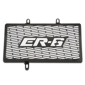 For Kawasaki Ninja 650 ER-6N ER-6F 2012-16 Stainles Radiator Guard Cover Carbon - Picture 1 of 3