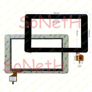 Vetro Touch screen Digitizer 7,0" Mediacom SmartPad 740 S1 M-MP740S1 Tablet Nero - Foto 1 di 1