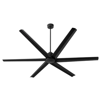 Matte Black 80"Ceiling Fan from the Titus Collection - Image 1 of 4