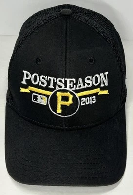 Pittsburgh Pirates MLB Postseason 2013 Hat Cap Black 47 Brand Fitted Small/Med - Image 1 of 4