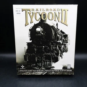 NEW Railroad Tycoon II, 1999 PC Big Box, Factory Sealed Windows 95 98 CD-Rom - Picture 1 of 10