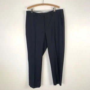 Pantalones Santorelli Loro Piana Roma 1900LP Lana Talla 36x29 Para Hombre Azul Marino SUPER 110s - Imagen 1 de 7