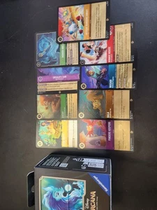 Disney Lorcana Promo Cards X9 Brand New! Card Sleeves - Picture 1 of 1