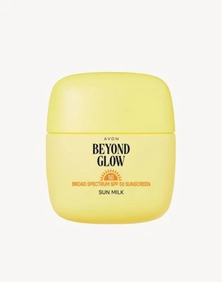 Leche solar Avon Beyond Glow FPS 50 1,69 oz Foto 1 de 3