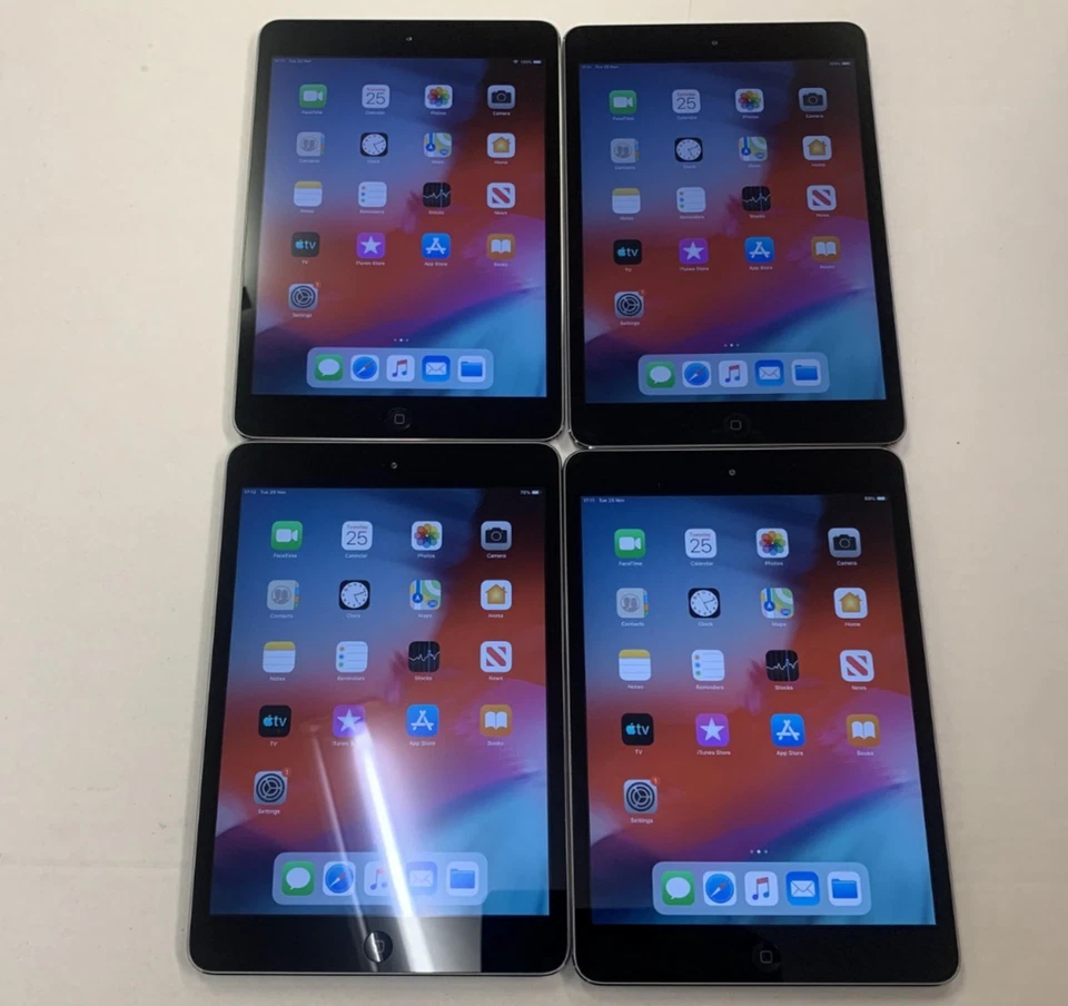 4X - Apple iPad mini 2 7.9 Inch 16GB Wi-Fi - Space Grey (JOBLOT) - Image 1 of 1