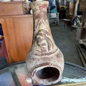 Handcrafted Clay Pottery Table Chimney - Picture 1 of 7