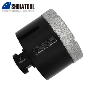 M14 Diamond Core Drill Bit Hole Saw Angle Grinder Ceramic Tile Marble 76mmx15mm - Picture 1 of 9