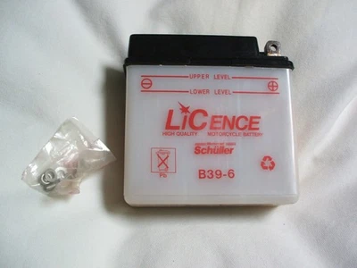 LICENCE Motorrad NSU MAX,Roller,Batterie 6 Volt,7 Ah,B39-6,6N7-1,OHNE SÄUREPACK - Bild 1 von 4