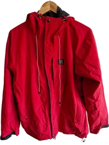 Haglöfs Gore-Tex Jacke 14 UK wasserdicht Damen rot Kapuze wasserdicht gorpcore  - Bild 1 von 24